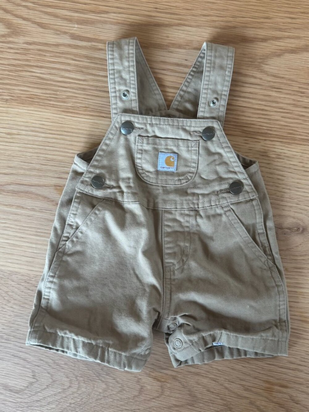 Carhartt Brown Short Overalls – 3months